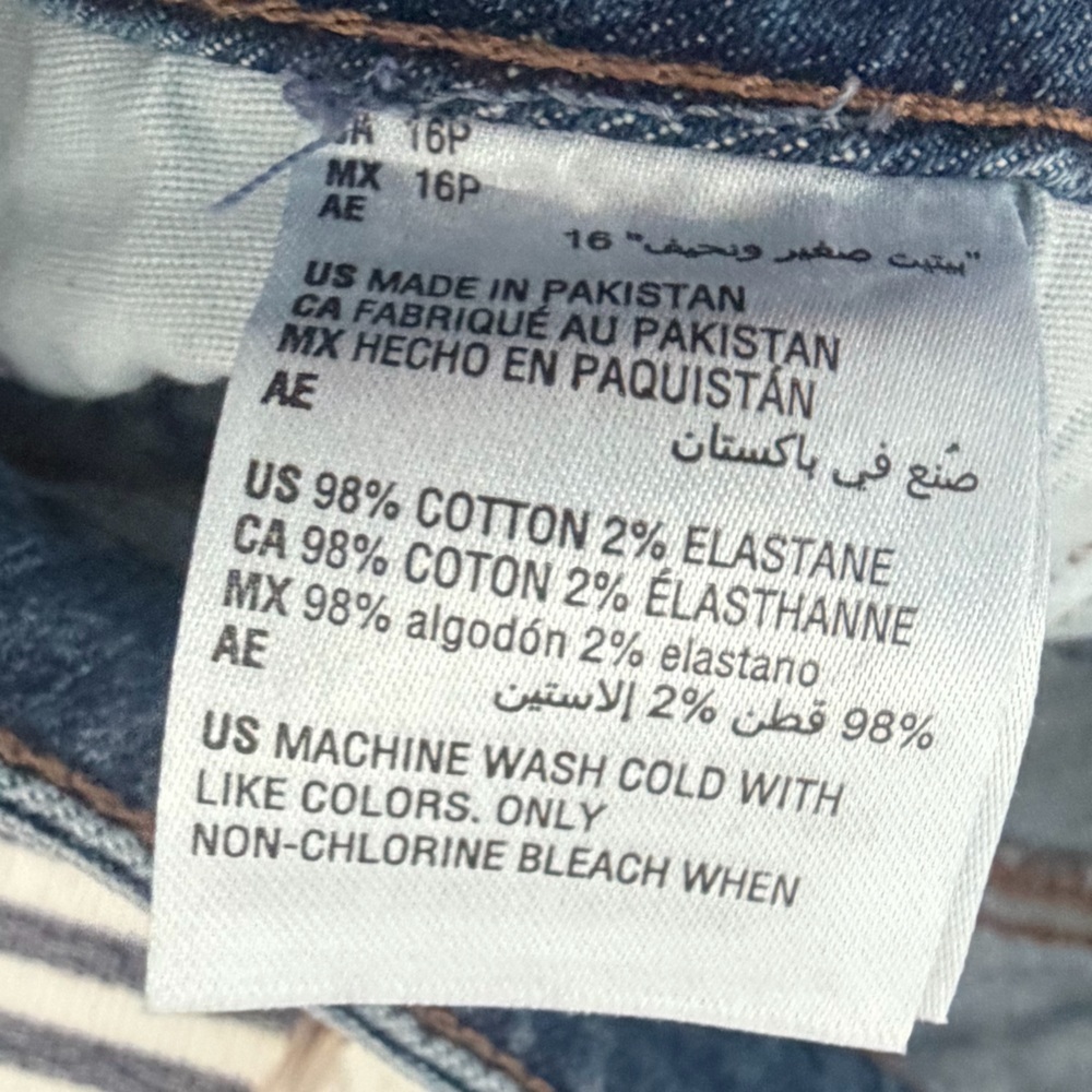 Moving Sale Style & Co. Classic Blue Denim Midi Jean Skirt Size 16P - Picture 5 of 5